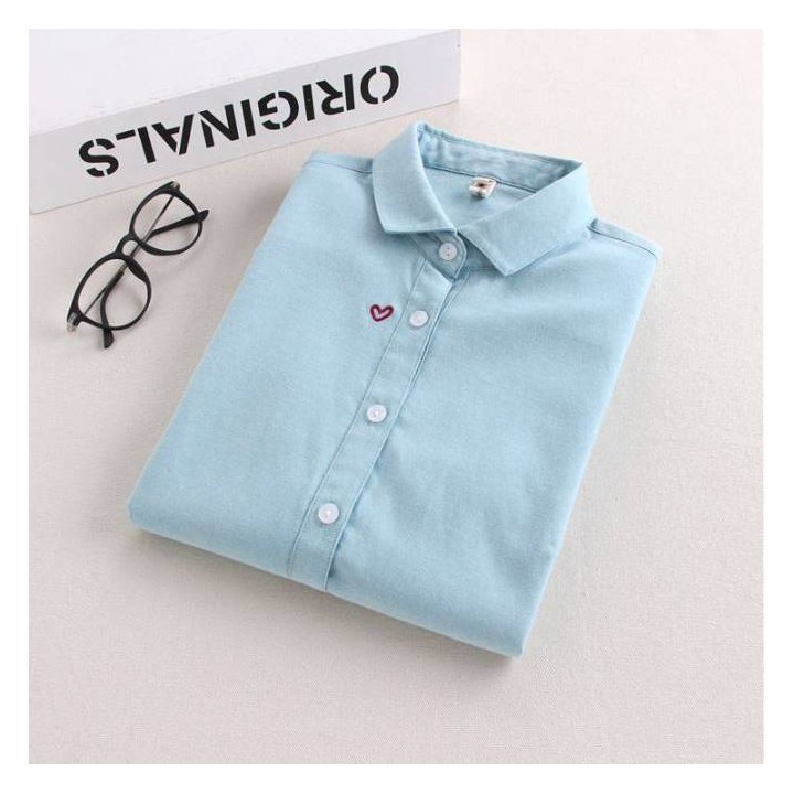 Chemise petit coeur