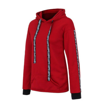Sweat à capuche red LOVE