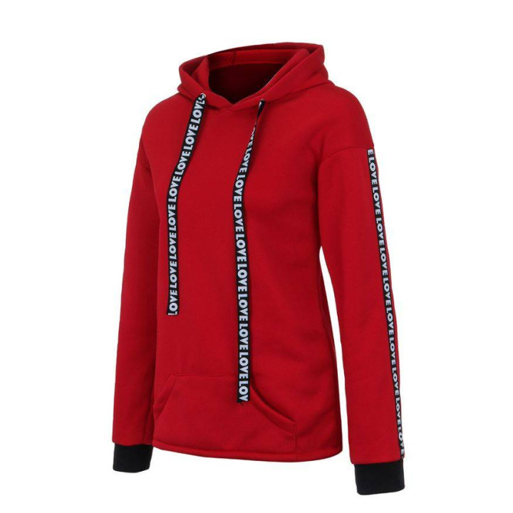 Sweat à capuche red LOVE