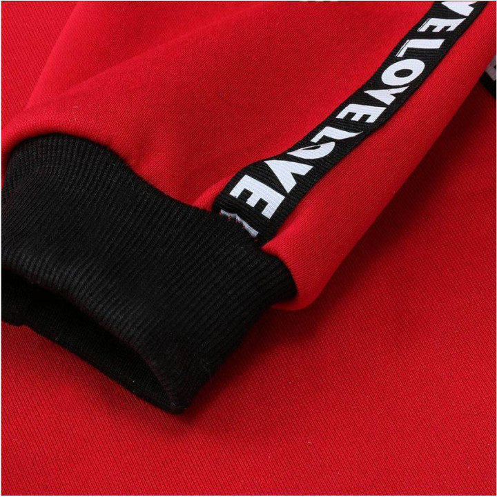 Sweat à capuche red LOVE