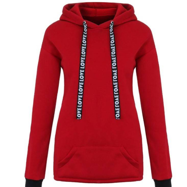 Sweat à capuche red LOVE