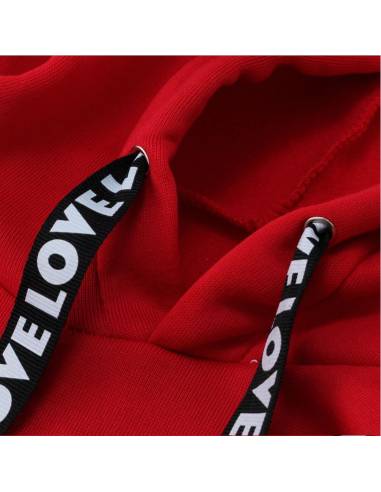 Sweat à capuche red LOVE Sweat à capuche red LOVE