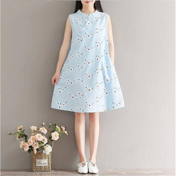 Robe Mori à fleurs