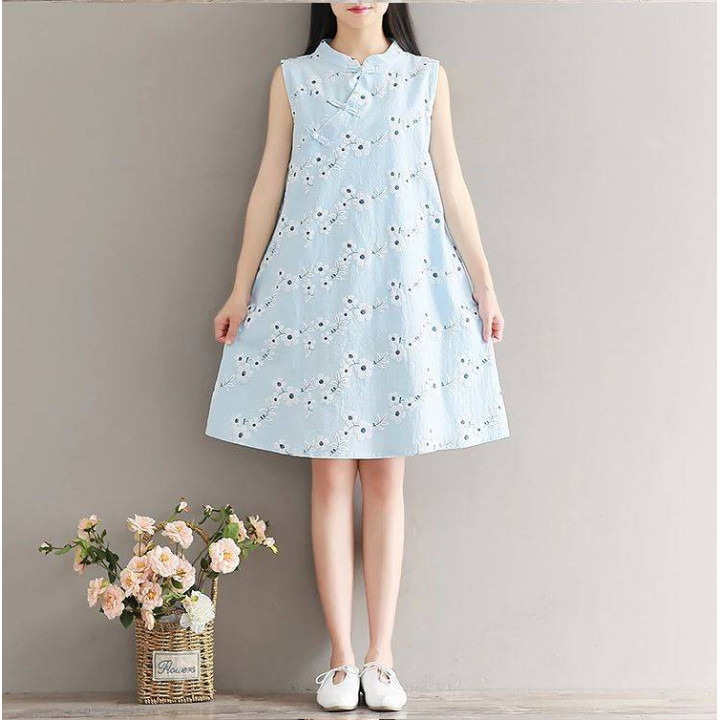 Robe Mori à fleurs