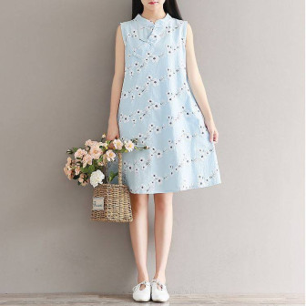 Robe Mori à fleurs