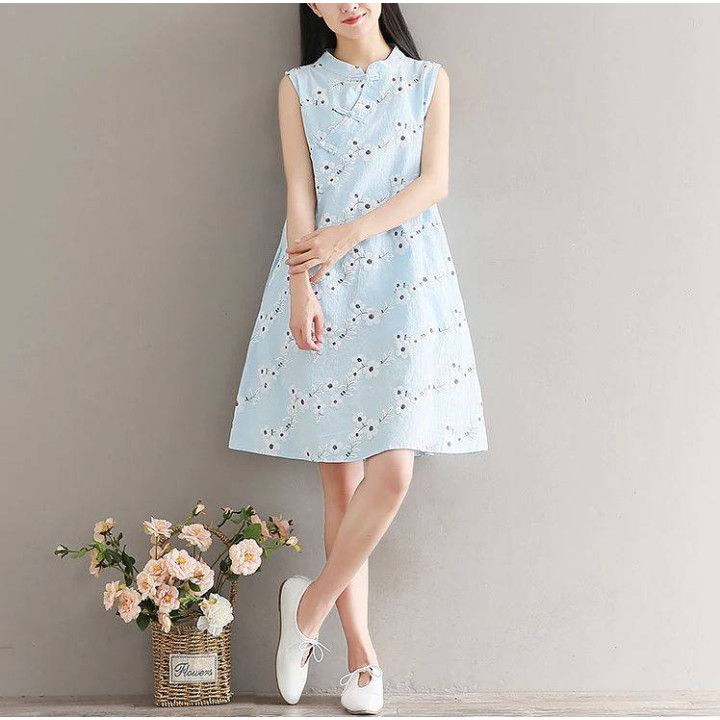 Robe Mori à fleurs