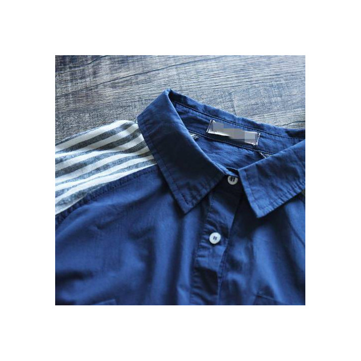 Robe Mori Bleu jeans à rayures