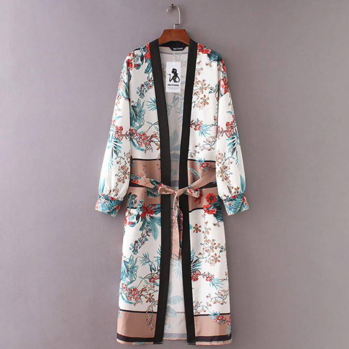 Kimono Long Haru no hana