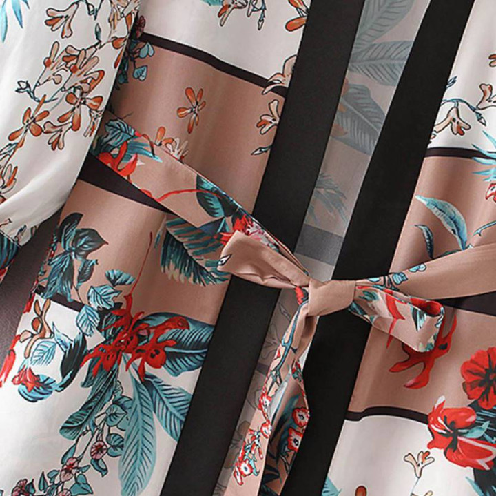 Kimono Long Haru no hana