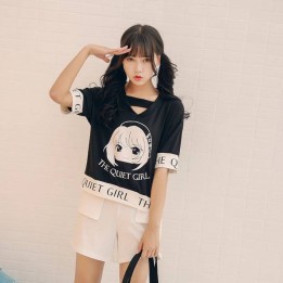 T-shirt Kawaii The Quiet Girl