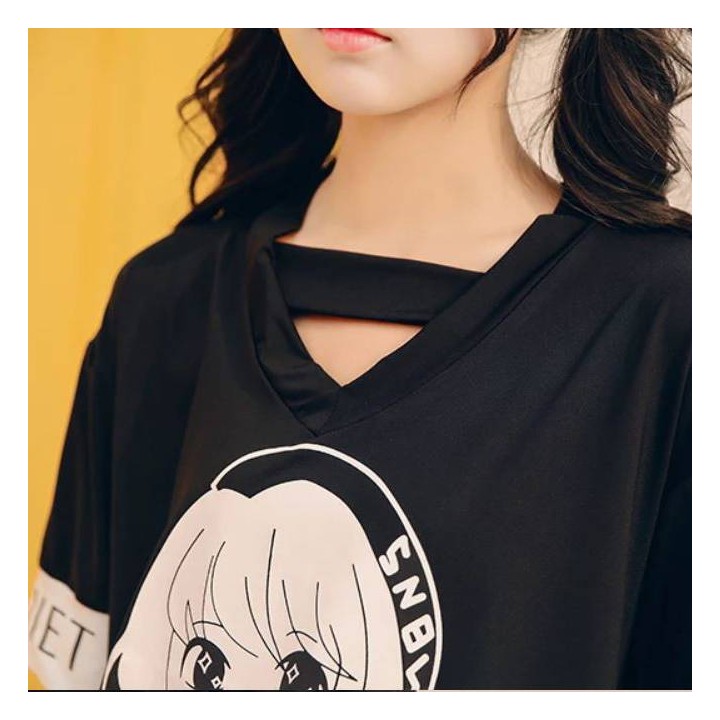 T-shirt Kawaii The Quiet Girl