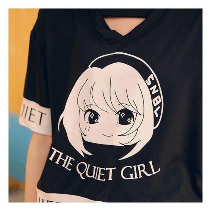 T-shirt Kawaii The Quiet Girl