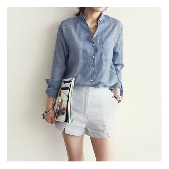 Chemise boutonnée Burū