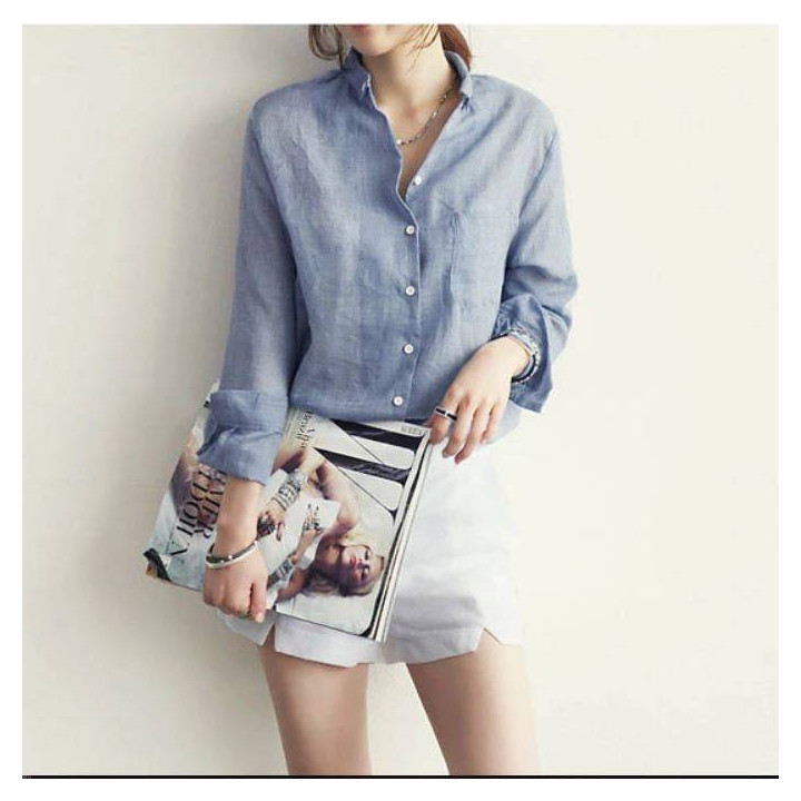 Chemise boutonnée Burū