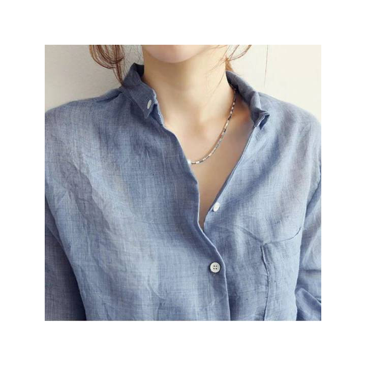 Chemise boutonnée Burū
