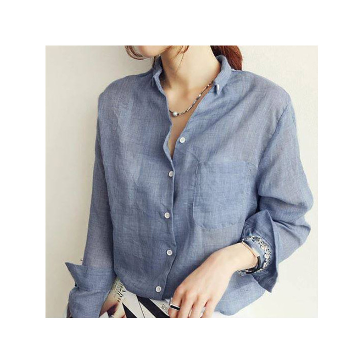 Chemise boutonnée Burū