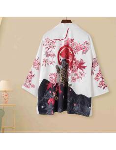 Kimono Shiro to pinku