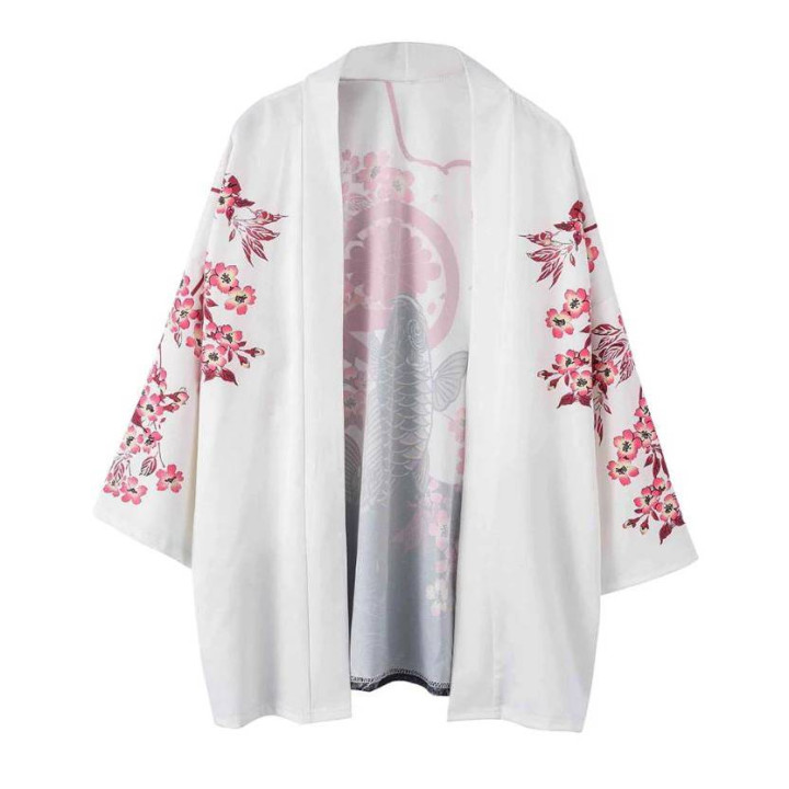 Kimono Shiro to pinku