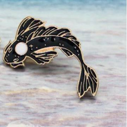 Vêtements japonais et coréens pour homme et femme - Accessoirs pour homme et femme - Broche Carpe