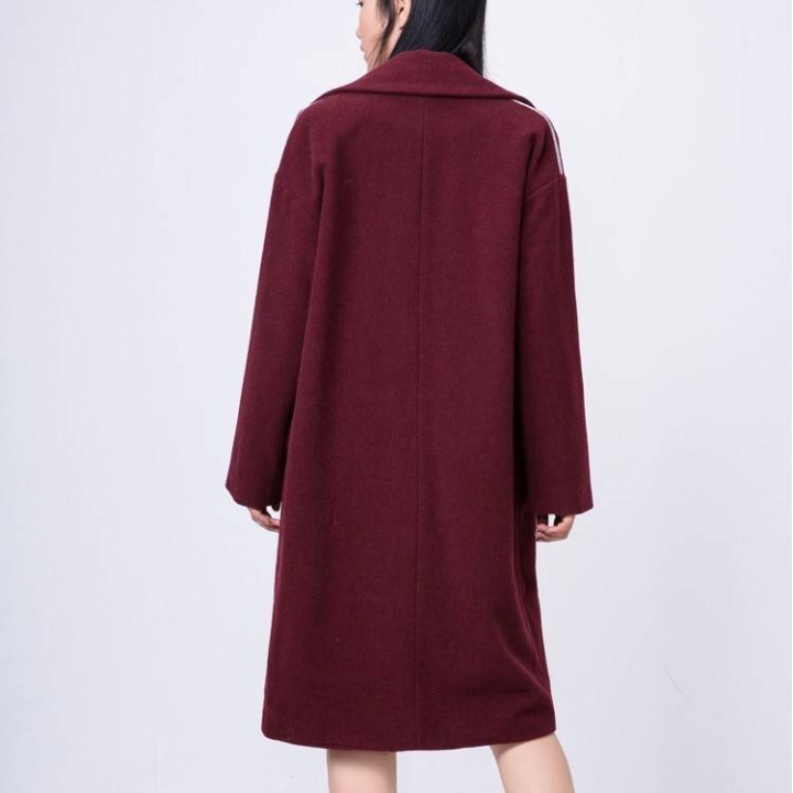 Vêtements japonais et coréens pour filles - Manteaux japonais et coréens pour femmes - Manteau coréen long