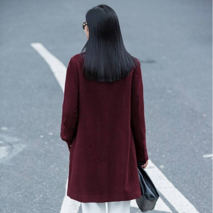Manteau coréen casual fermeture éclair