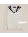 Cardigan uniforme scolaire col marin