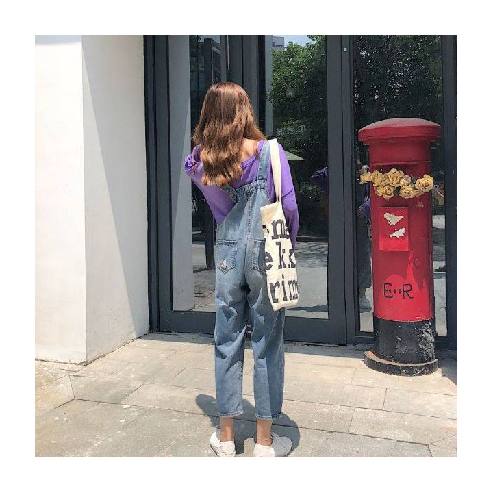 Vêtements japonais et coréens pour filles - Vêtements japonais et coréens pour filles - Salopette en Jean Shinpuru