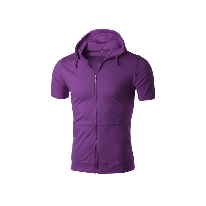 Gilet coloré à manches courtes