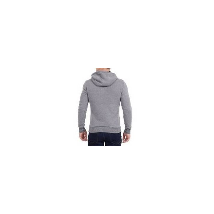 Vêtements japonais et coréens pour garçons - Sweats japonais et coréens pour hommes - Sweat capuche gris