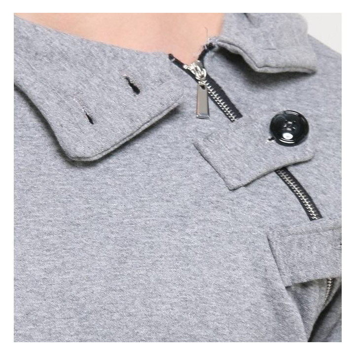 Sweat Gris Capuche