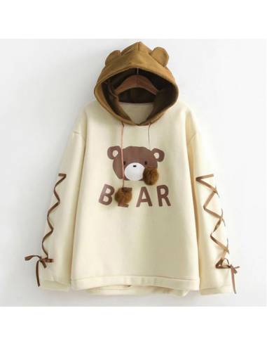 Sweat à capuche Kuma