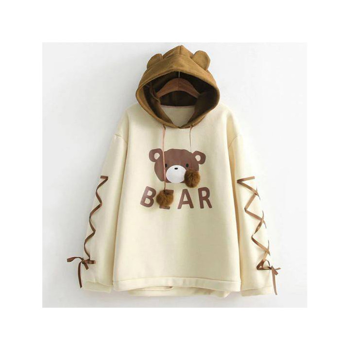Sweat à capuche Kuma