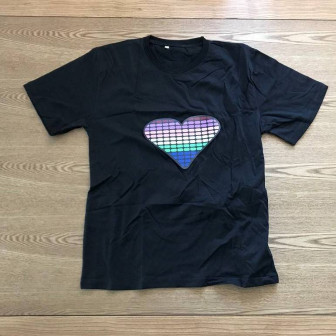 Vêtements japonais et coréens pour filles - T-Shirts japonais et coréens pour femmes - T-shirt Coeur Party