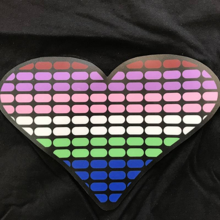 Vêtements japonais et coréens pour filles - T-Shirts japonais et coréens pour femmes - T-shirt Coeur Party