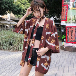 Kimono Yukata Akai hane