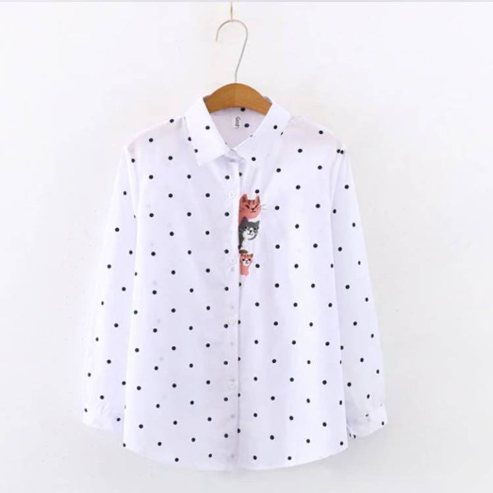 Chemisier à pois Koneko