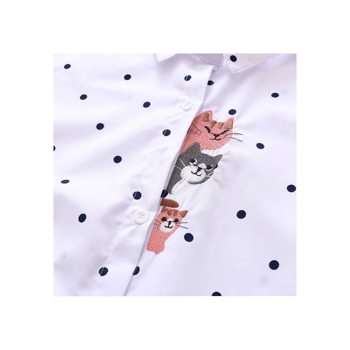 Chemisier à pois Koneko