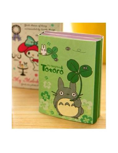 Carnet feuilles papier Totoro