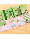 Carnet feuilles papier Totoro