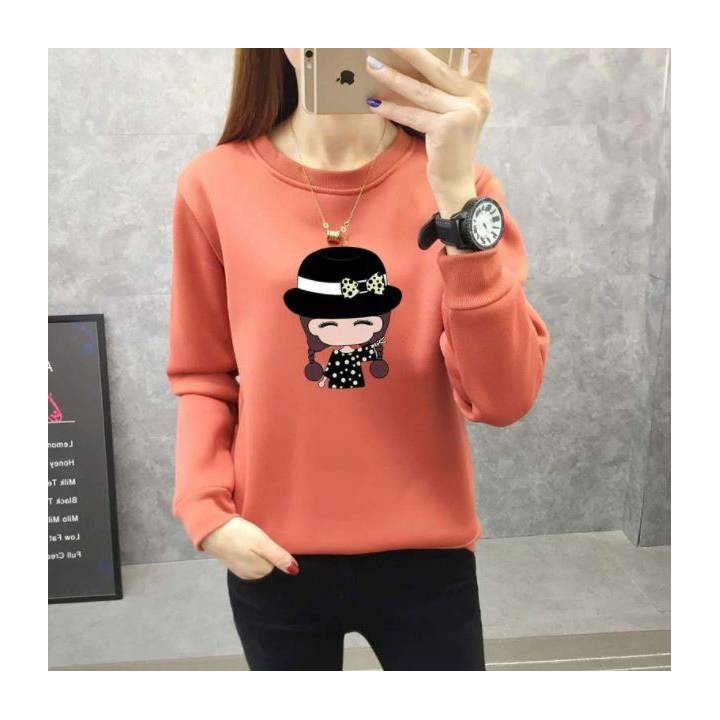 Vêtements japonais et coréens pour filles - Sweats japonais et coréens pour femmes - Sweat Redīsuhatto