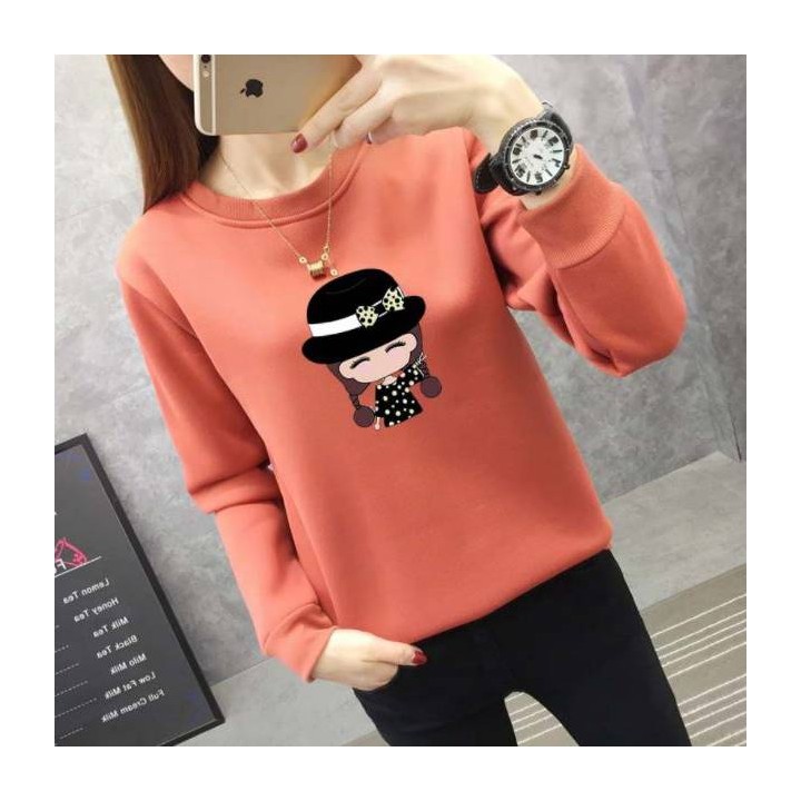 Vêtements japonais et coréens pour filles - Sweats japonais et coréens pour femmes - Sweat Redīsuhatto
