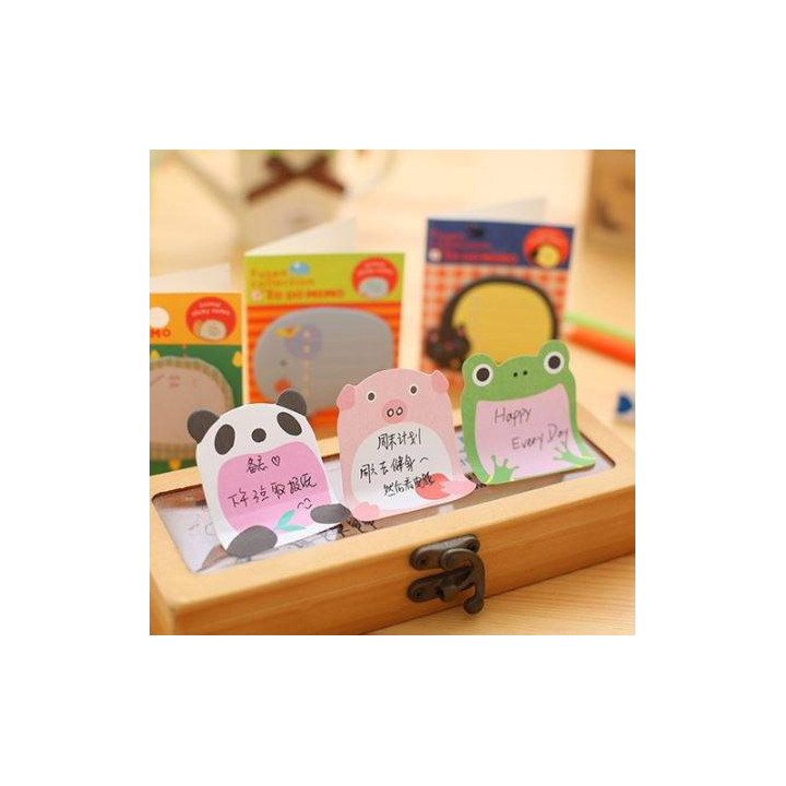 Penses bêtes autocollants Animaux Kawaii