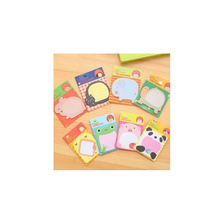 Penses bêtes autocollants Animaux Kawaii
