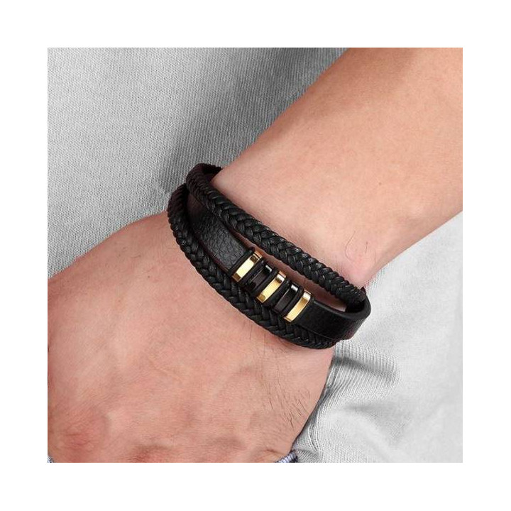 Vêtements japonais et coréens pour homme et femme - Accessoirs pour homme et femme - Bracelet Tressé San