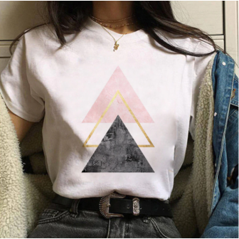 T-shirt Sankakkei