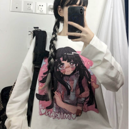 T-shirt Oversize Kawaii Girl