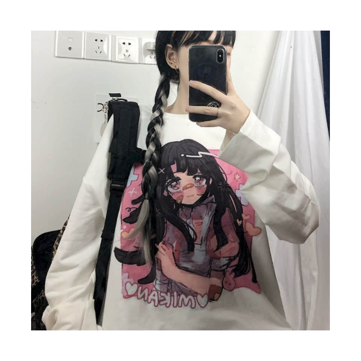 T-shirt Oversize Kawaii Girl