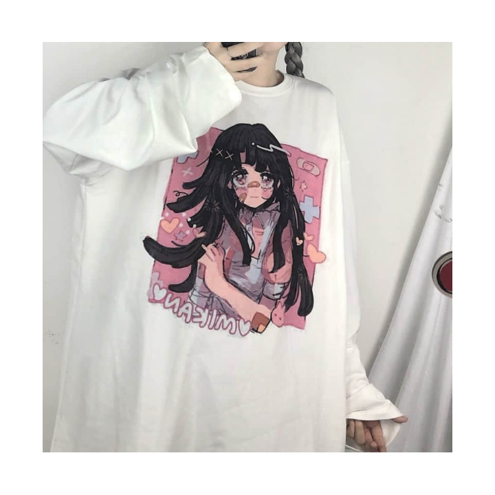 T-shirt Oversize Kawaii Girl