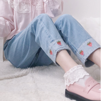 Vêtements japonais et coréens pour filles - Vêtements japonais et coréens pour filles - Jean Ourlet Ichigo