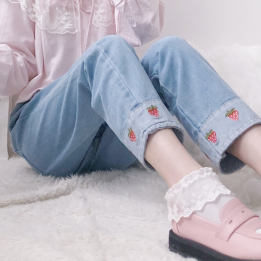 Vêtements japonais et coréens pour filles - Vêtements japonais et coréens pour filles - Jean Ourlet Ichigo
